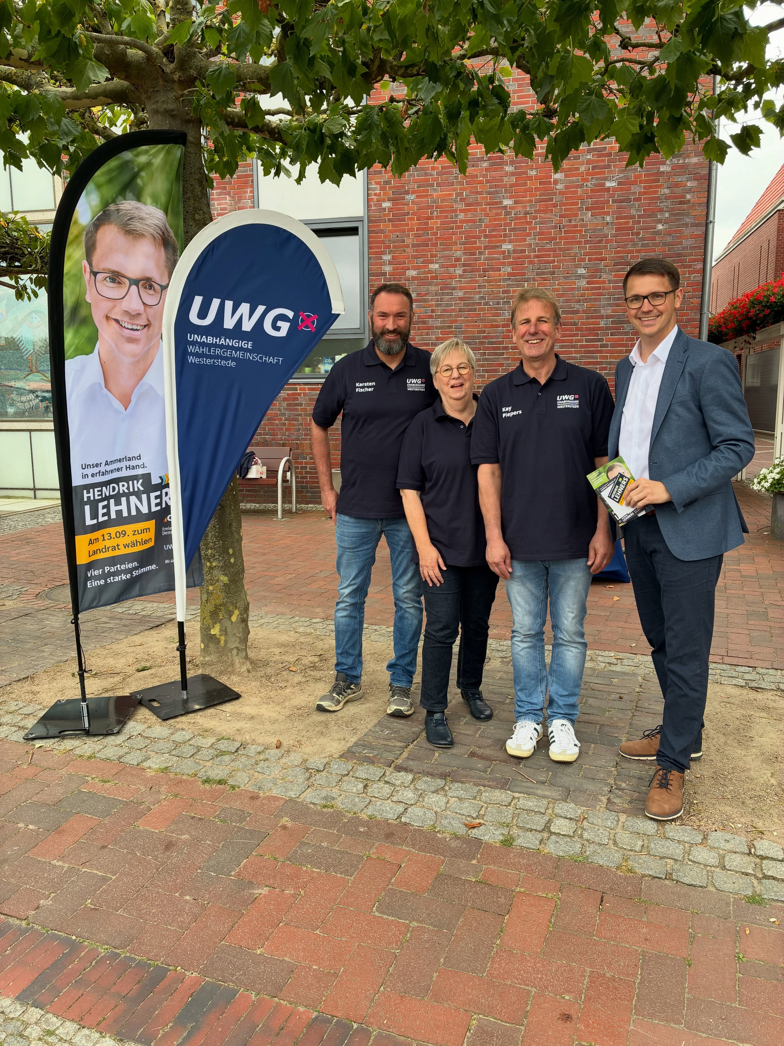 Im Gespräch auf dem Westersteder Wochenmarkt